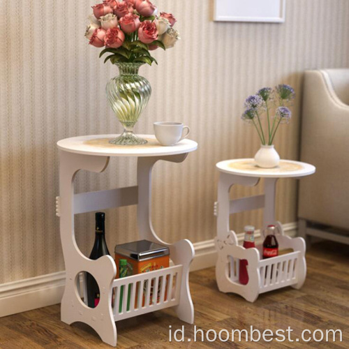 Meja Mini Coffee White Table PVC Foam Board Table